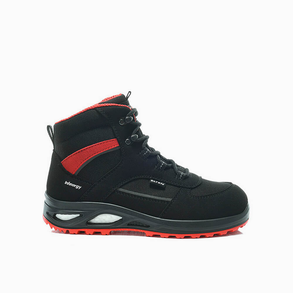 ELTEN DAMEN Damen-Sicherheitsstiefel HANNAH XXTL black-red Mid ESD S3S