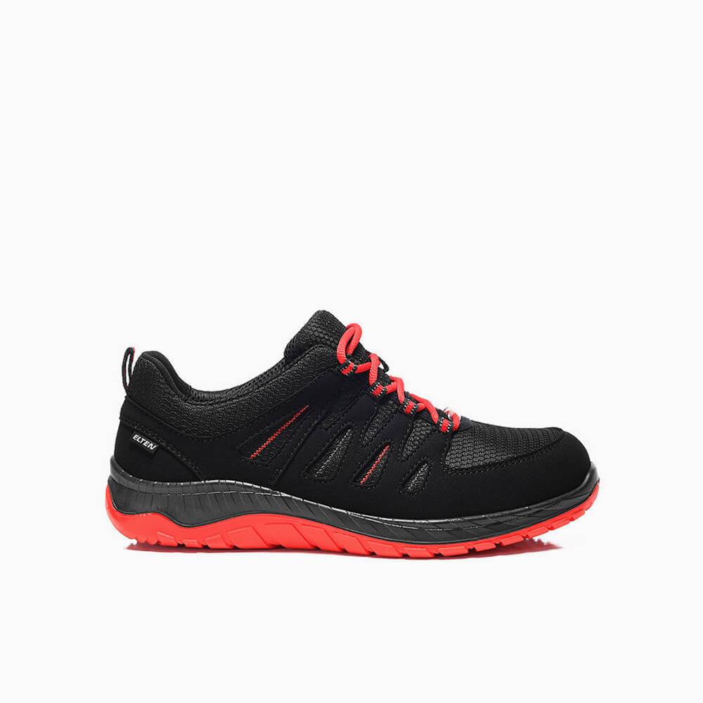 ELTEN HERREN Sicherheitshalbschuh MADDOX W black-red Low ESD S3S