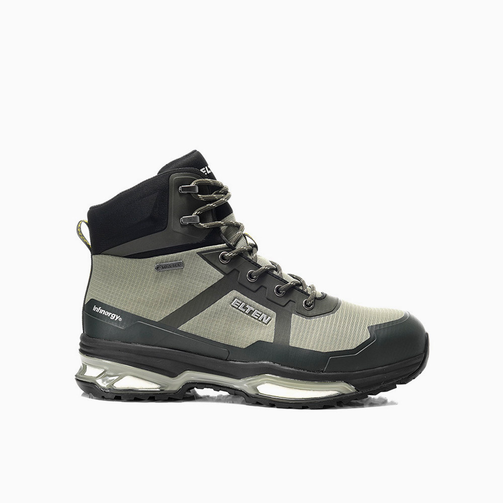 ELTEN HERREN Sicherheitsstiefel BENTE XXE GTX green Mid ESD S3