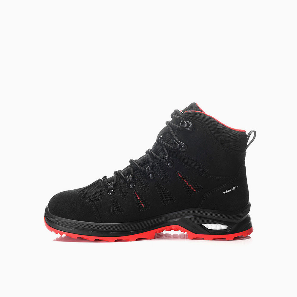 ELTEN HERREN Sicherheitsstiefel RIWEMO XXP GTX black-red Mid ESD S3S WR CI