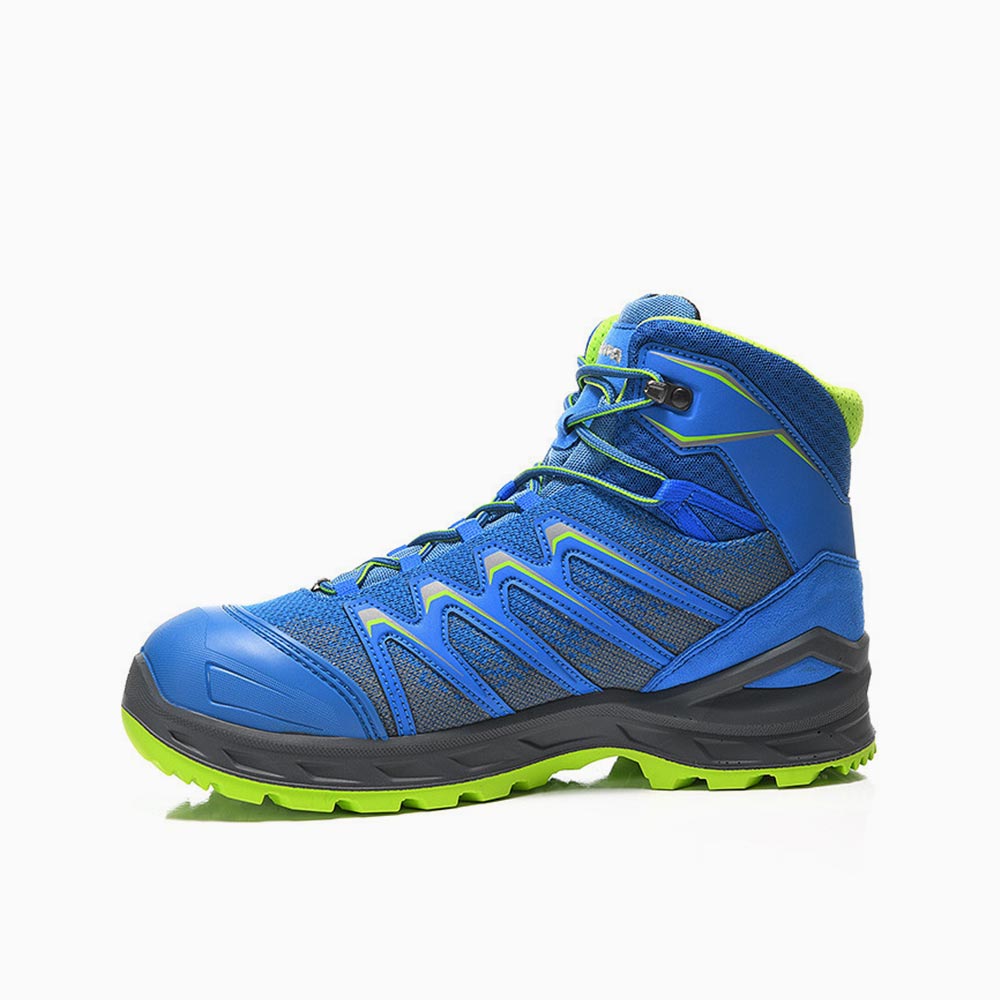 HERREN LOWA Sicherheitsschnürstiefel LARROX Work GTX blue Mid S3 CI