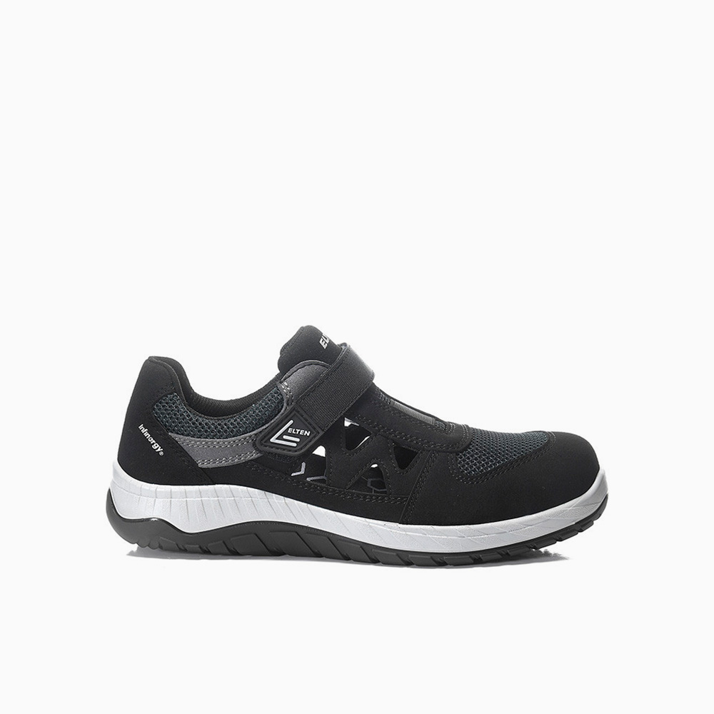 ELTEN DAMEN Sicherheitssandale LONNY Compo black-grey Easy ESD S1PS