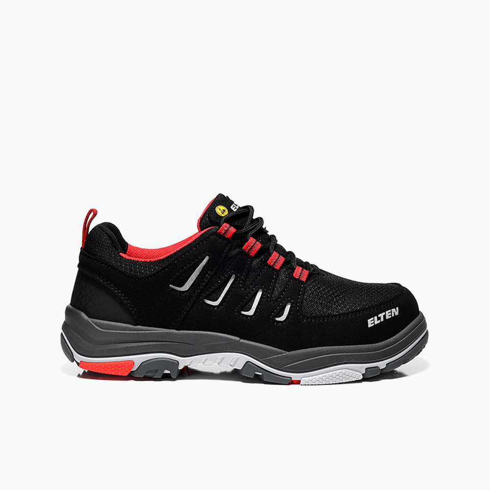ELTEN HERREN Sicherheitshalbschuh WILLIAM red Low ESD S1PS Typ 2